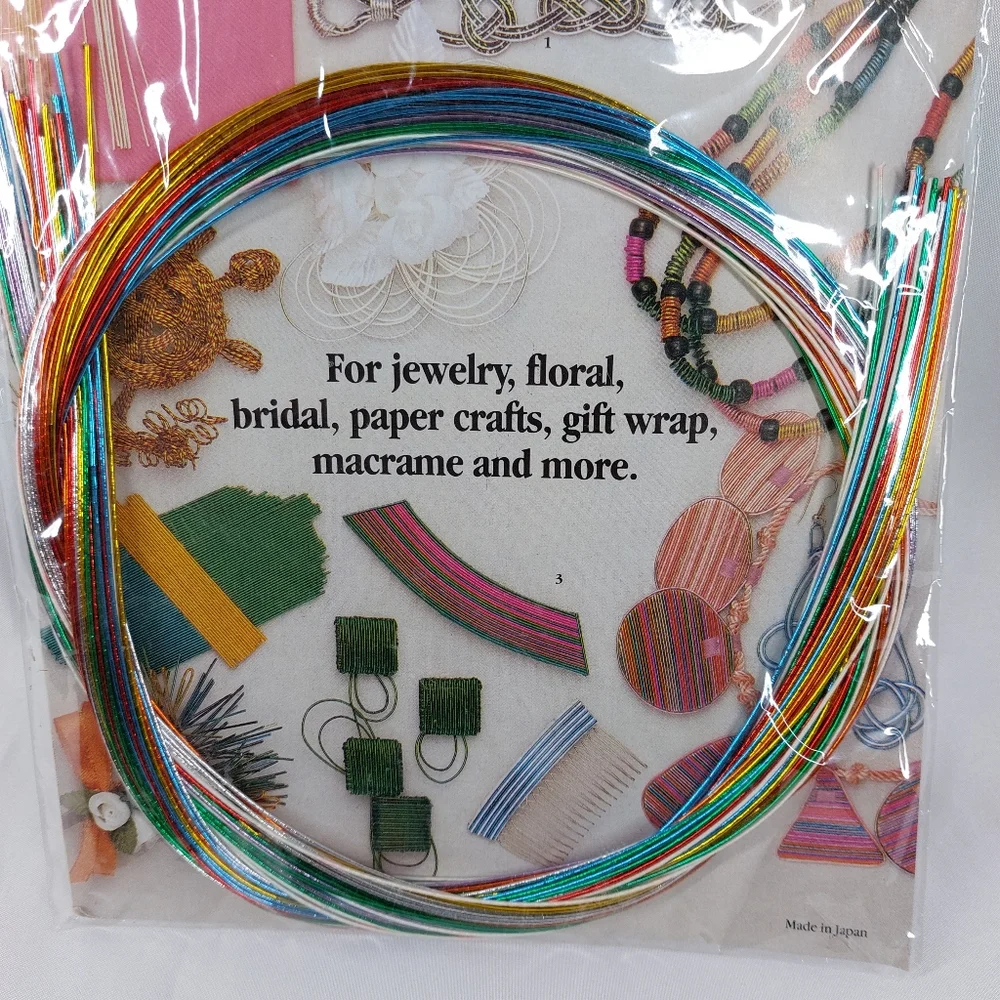 MIZUHIKI Colorful Paper Cord Rainbow Assortment Japan New - Picture 2 of 5